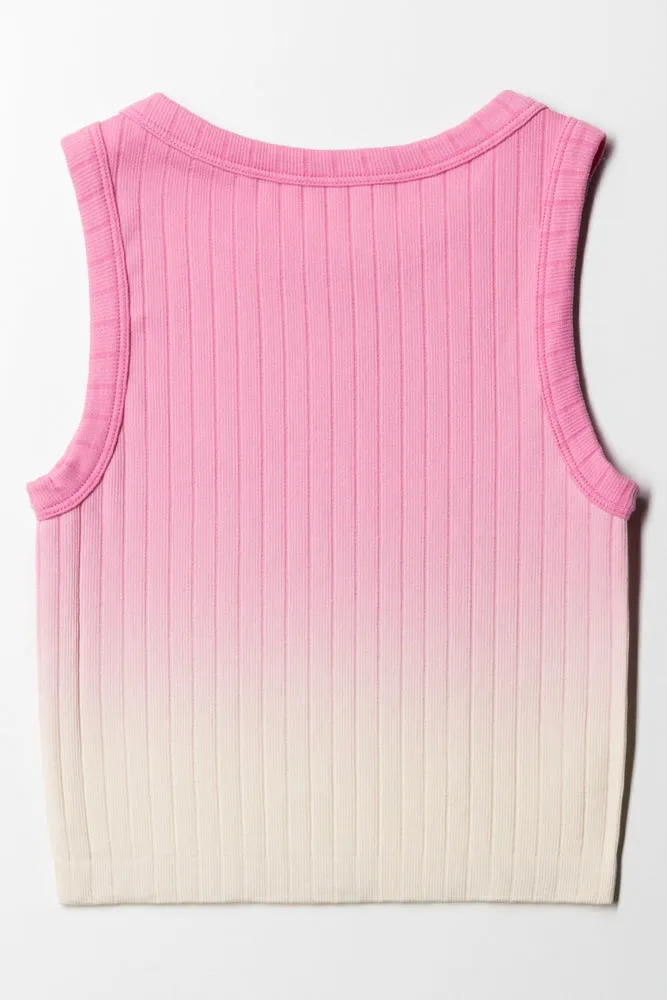 Ombre Seamless Vest Pink sold by Ackermas product image thumbnail 3