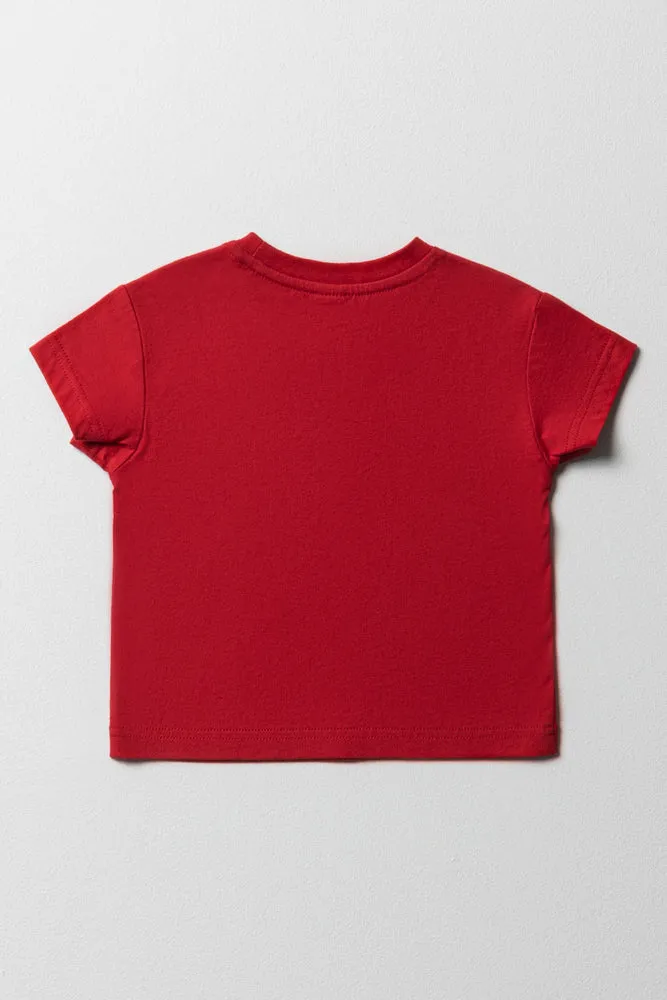 Short Sleeve T-Shirt Red sold by Ackermas product image thumbnail 4