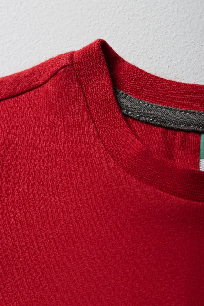 Short Sleeve T-Shirt Red sold by Ackermas product image thumbnail 2