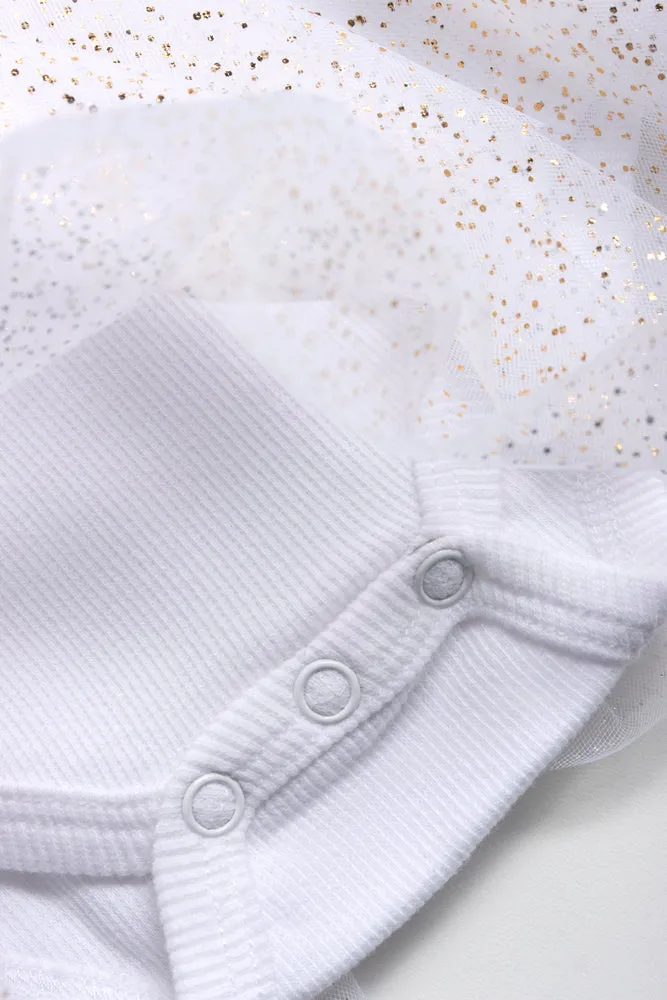 Tiered Dress White sold by Ackermas product image thumbnail 4