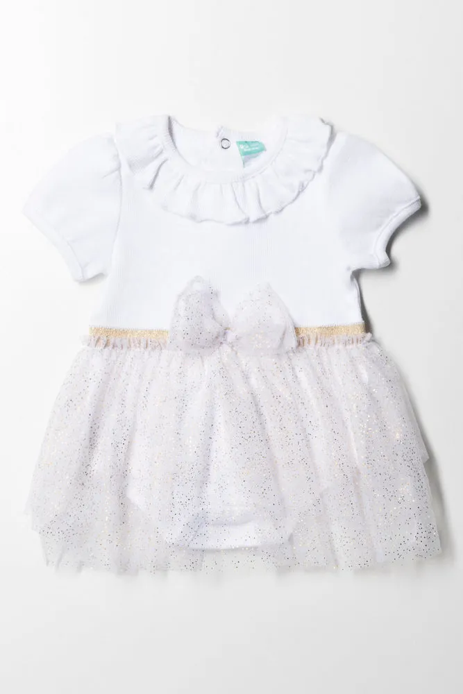 Tiered Dress White sold by Ackermas