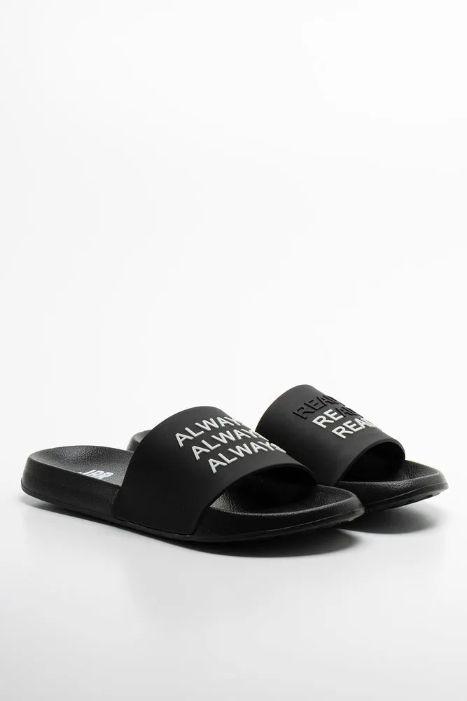 Rubber Pool Slide Black sold by Ackermas