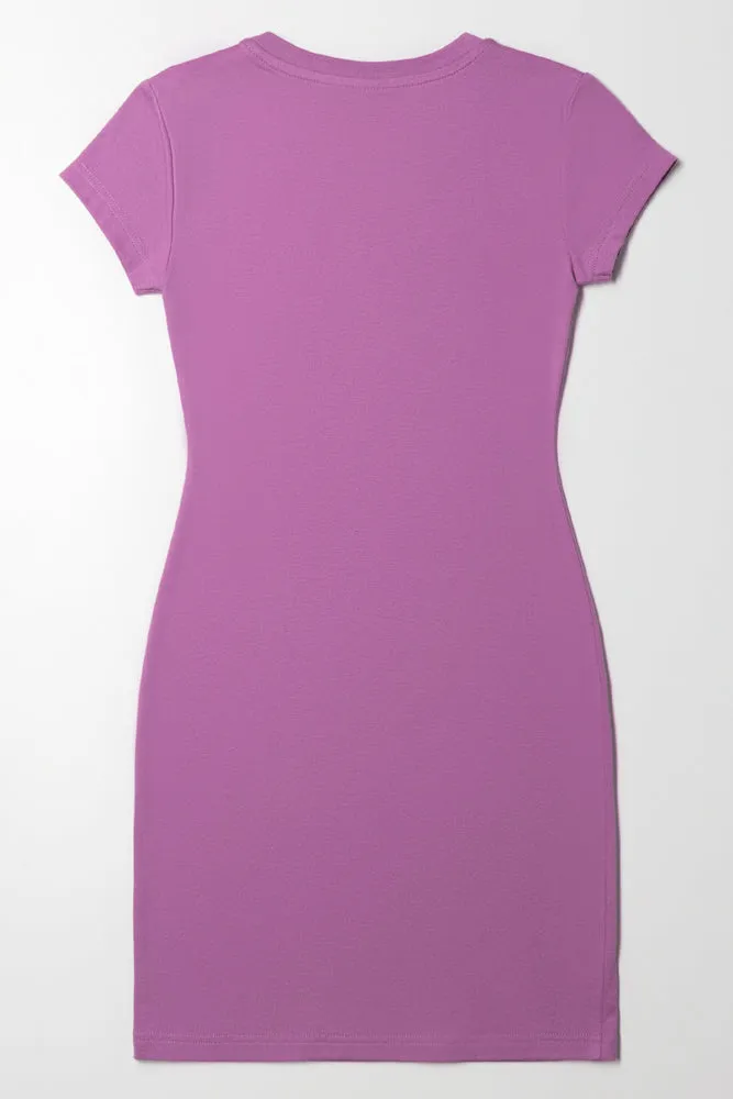 Bodycon Dress Purple sold by Ackermas product image thumbnail 3