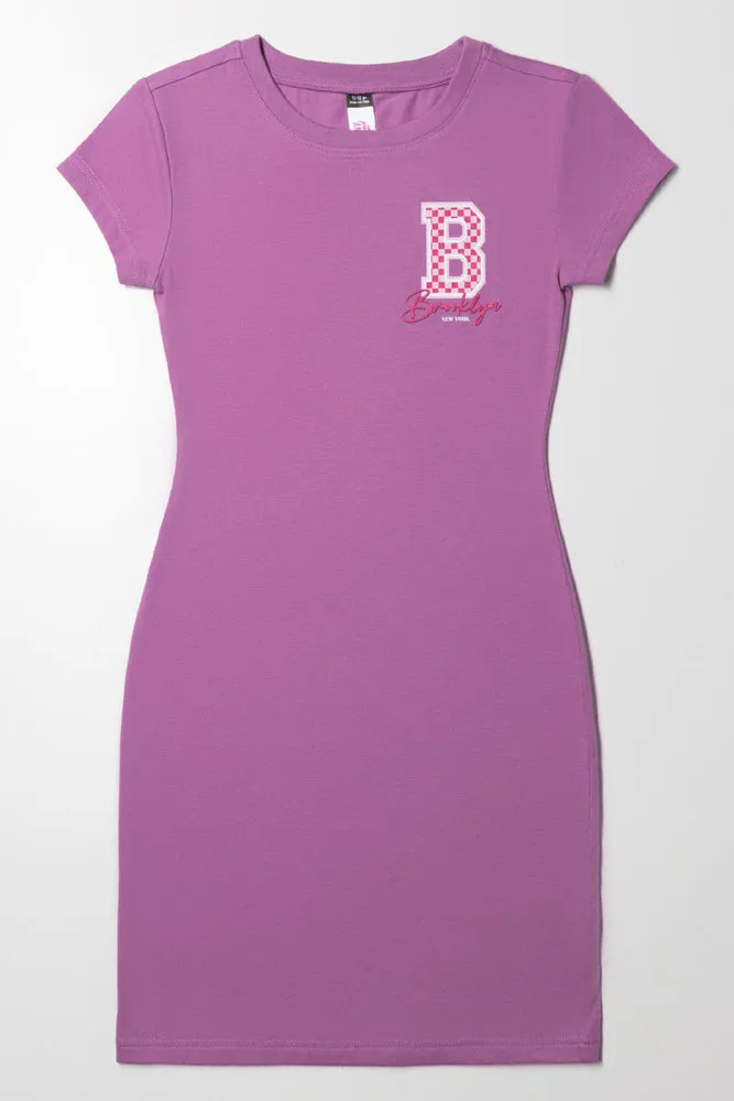 Bodycon Dress Purple sold by Ackermas