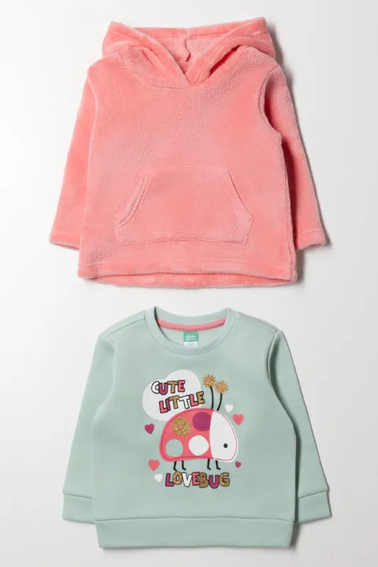 2 Pack Tracktops Green And Pink sold by Ackermas