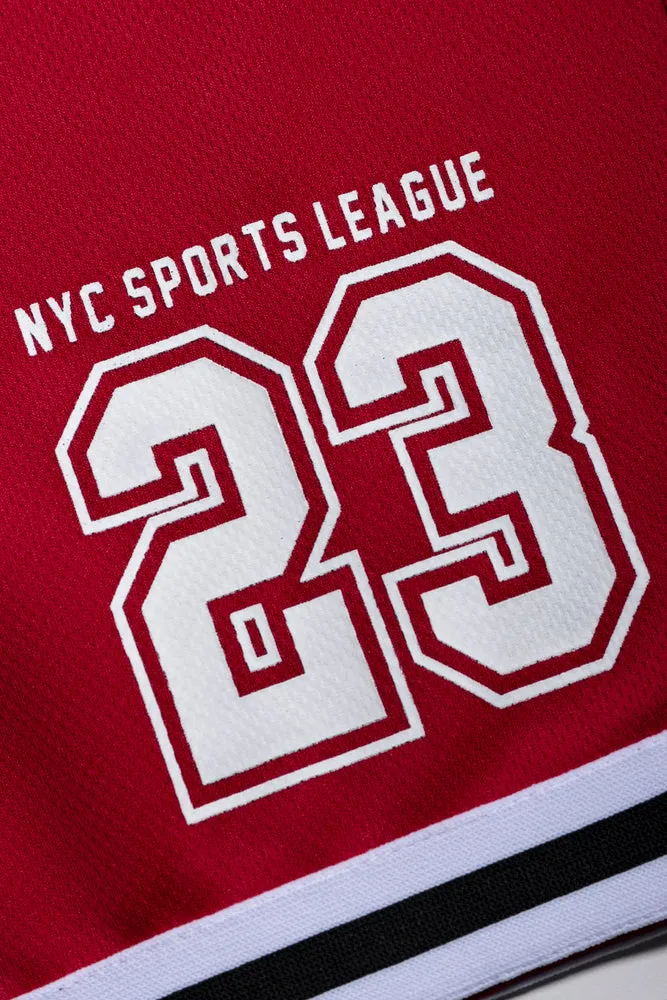 Basketball Shorts Red sold by Ackermas product image thumbnail 2