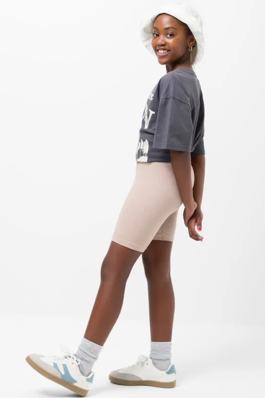 Seamless Cycle Shorts Natural sold by Ackermas