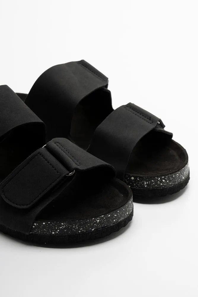 Double Strap Sandal Black sold by Ackermas product image thumbnail 3