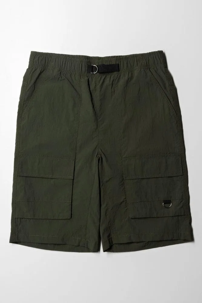 Cargo Shorts Green sold by Ackermas