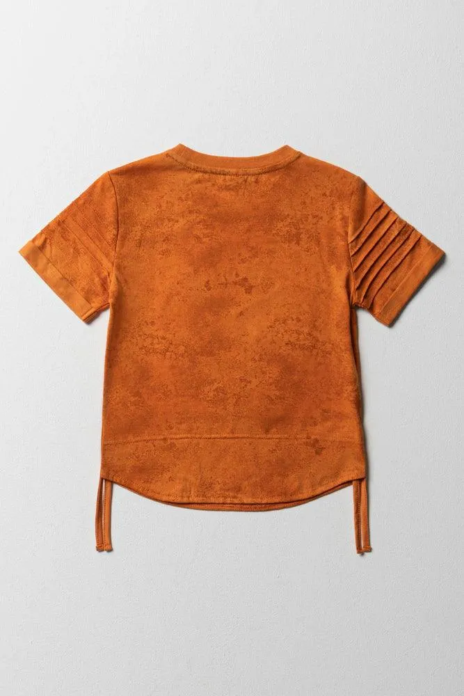 Skate Side Tuxedo T-Shirt Orange sold by Ackermas product image thumbnail 5