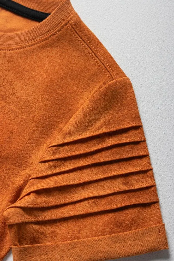 Skate Side Tuxedo T-Shirt Orange sold by Ackermas product image thumbnail 3