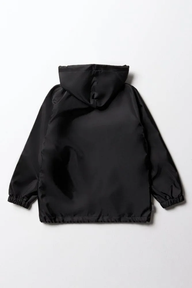 Unisex School Rain Jacket Black sold by Ackermas product image thumbnail 5