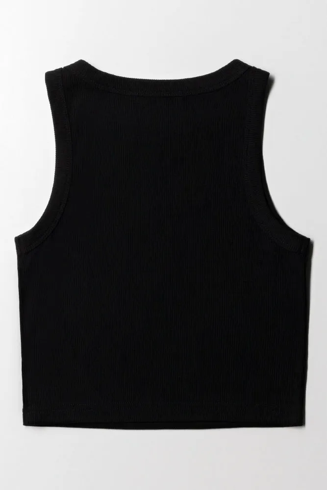 Rib Vest Black sold by Ackermas product image thumbnail 3