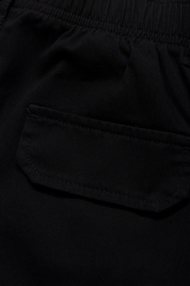 Cargo Bermuda Twill Shorts Black sold by Ackermas product image thumbnail 3