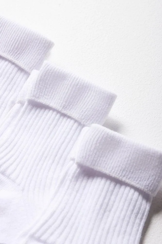 3 Pack Anklet Socks White sold by Ackermas product image thumbnail 2