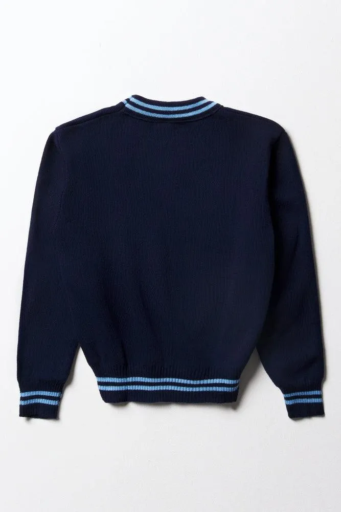 Unisex School Long Sleeve Striped Jersey Navy sold by Ackermas product image thumbnail 4