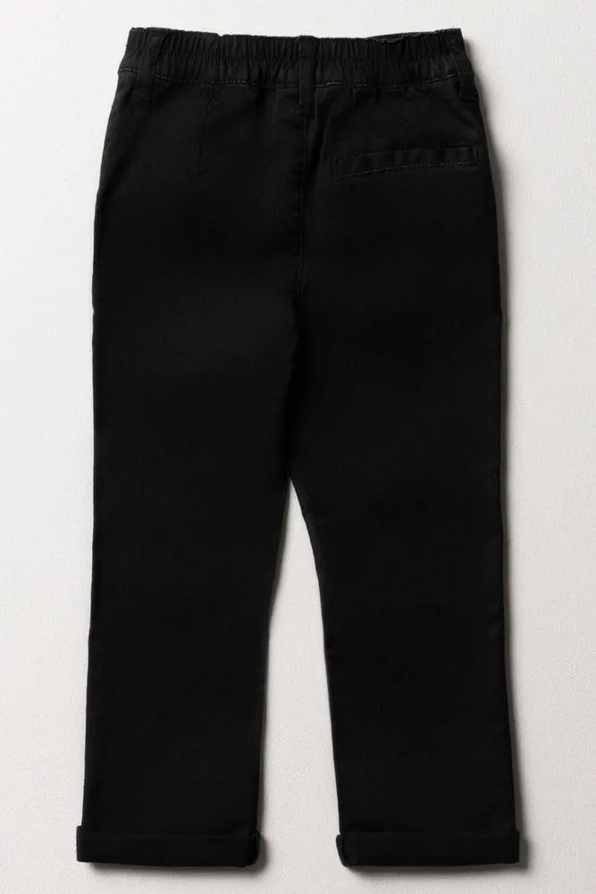 Chino Slim Fit Pants Black sold by Ackermas product image thumbnail 4