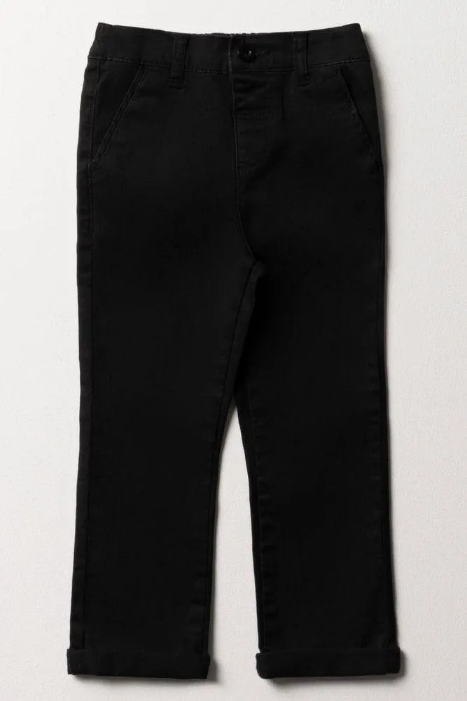Chino Slim Fit Pants Black sold by Ackermas