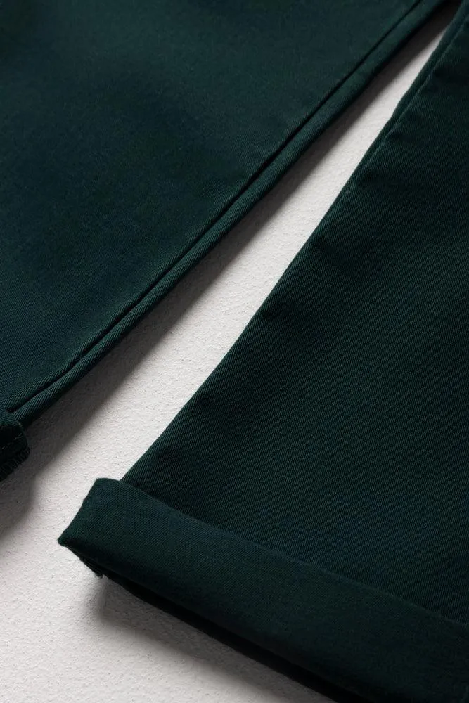 Slim Fit Chino Pants Dark Green sold by Ackermas product image thumbnail 2