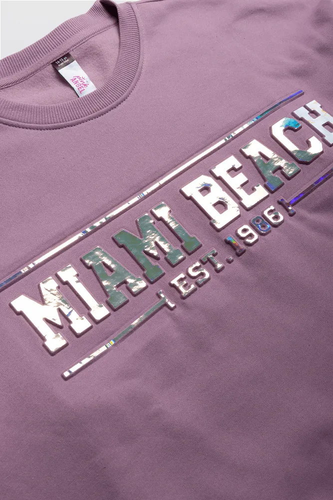 Miami Beach Oversized Tracktop Purple sold by Ackermas product image thumbnail 2
