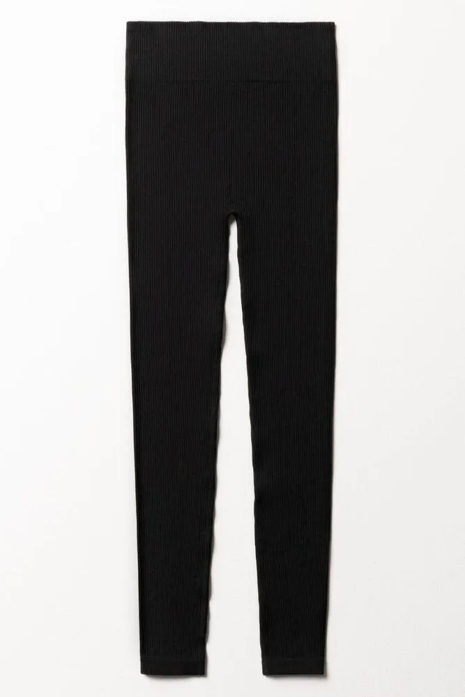 Seamless Leggings Black sold by Ackermas product image thumbnail 3