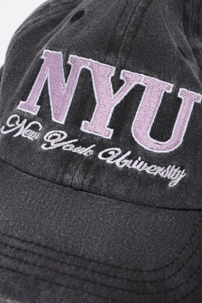 NYU Peak Cap Black sold by Ackermas product image thumbnail 3