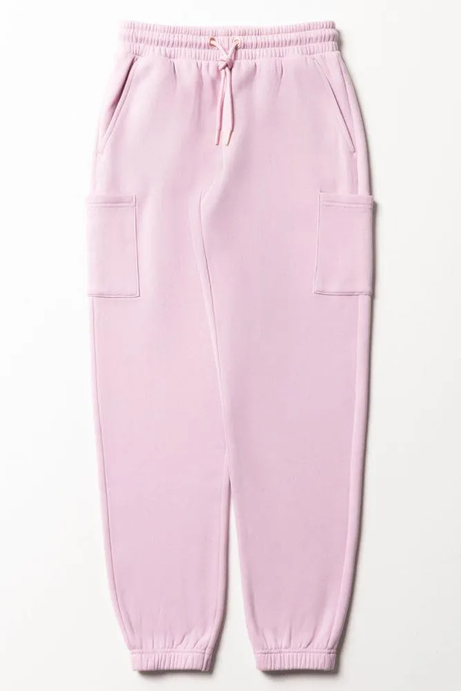Cargo Trackpants Pink sold by Ackermas
