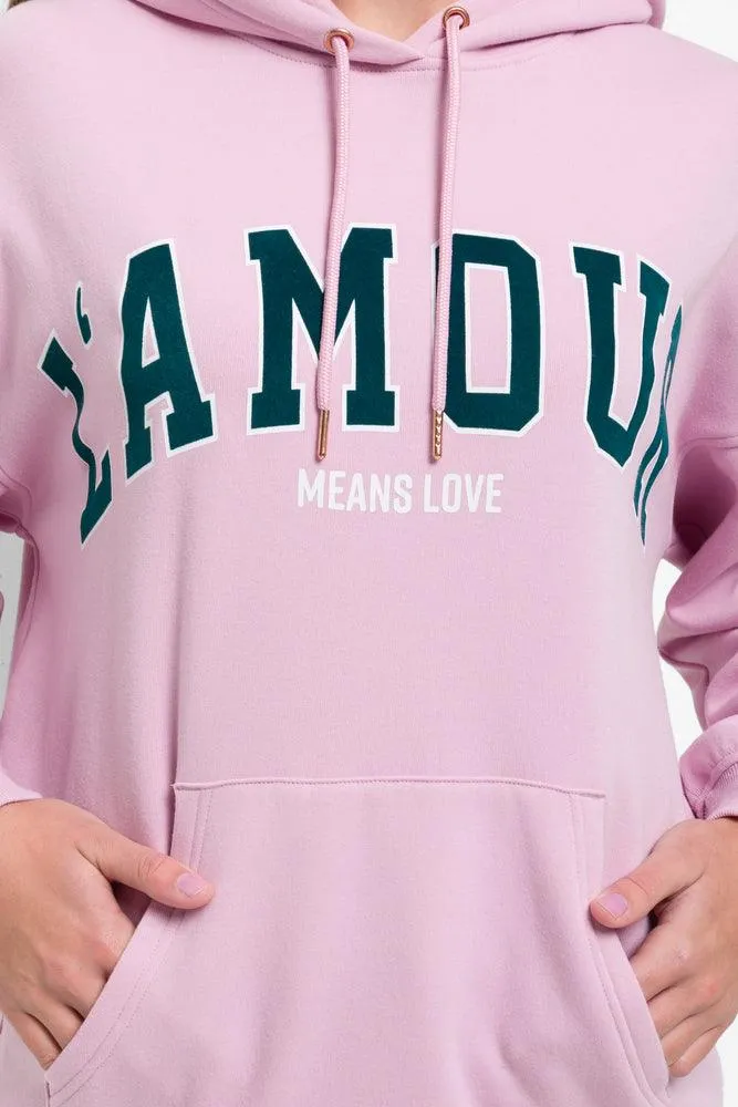 Oversized Hoodie Pink sold by Ackermas product image thumbnail 4