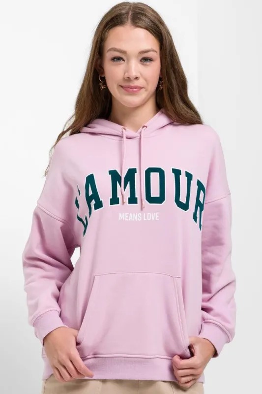 Oversized Hoodie Pink sold by Ackermas