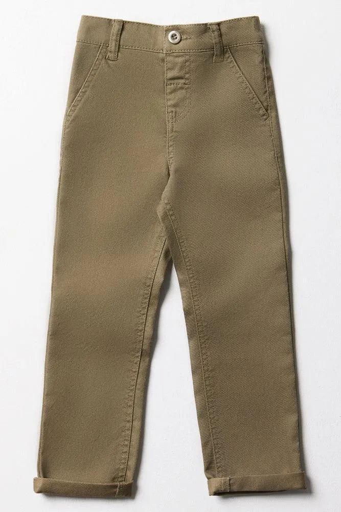 Chino Pants Olive Green sold by Ackermas