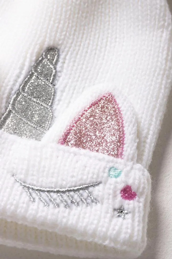 2 Piece Hat-Set Unicorn Novelty White sold by Ackermas product image thumbnail 2