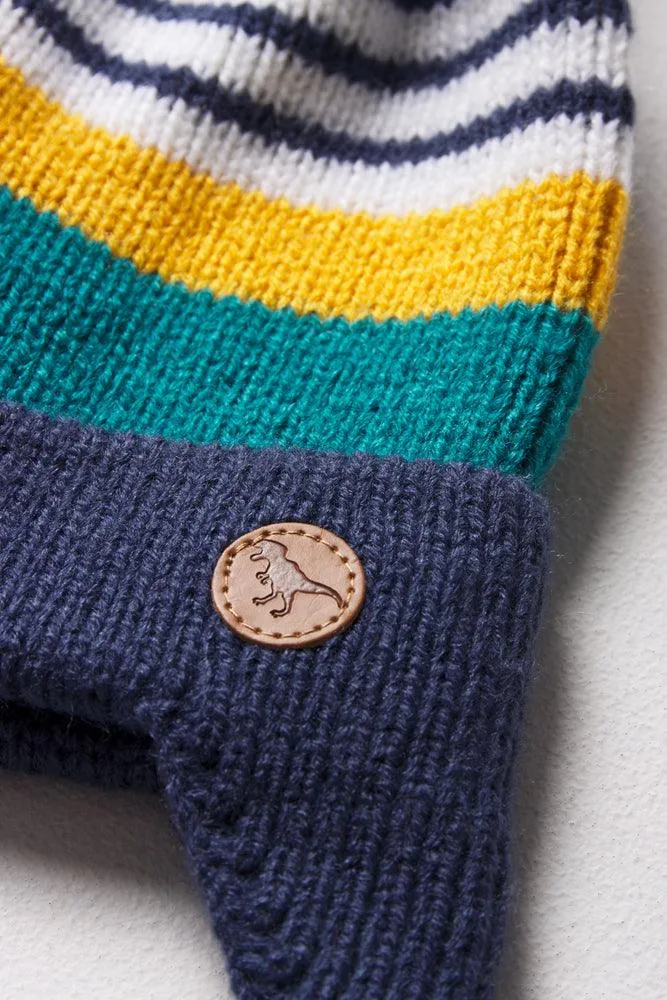 Stripe Beanie & Mittens Set Multi sold by Ackermas product image thumbnail 2