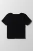 Seamless Short Sleeve T-Shirt Black sold by Ackermas