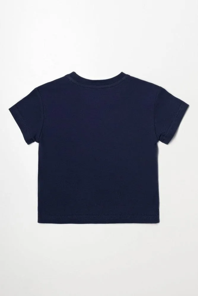 T-Shirt Navy sold by Ackermas product image thumbnail 3
