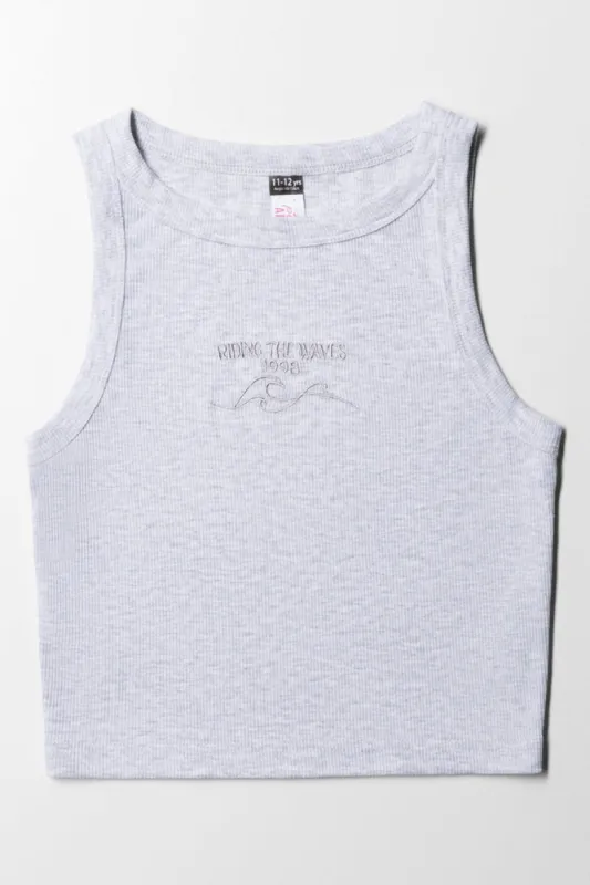 Rib Vest Grey sold by Ackermas