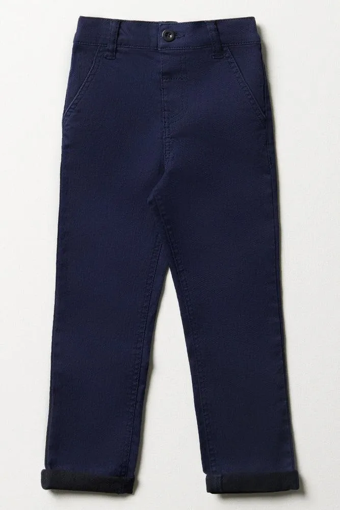 Chino Pants Navy sold by Ackermas