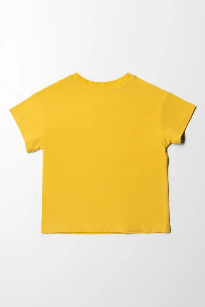 Short Sleeve T-Shirt Yellow sold by Ackermas product image thumbnail 4