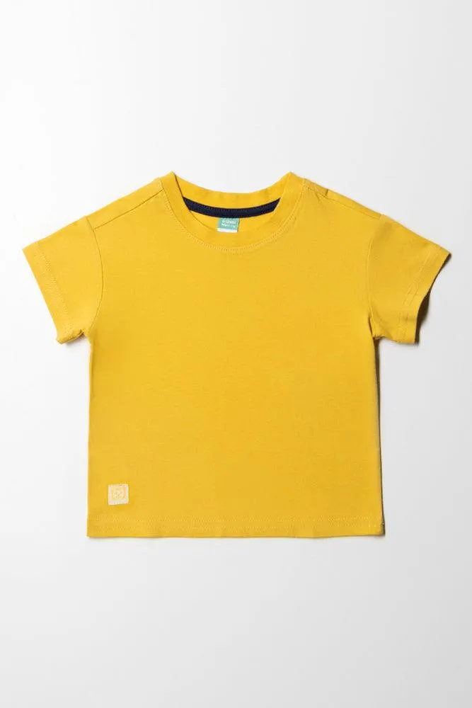 Short Sleeve T-Shirt Yellow sold by Ackermas