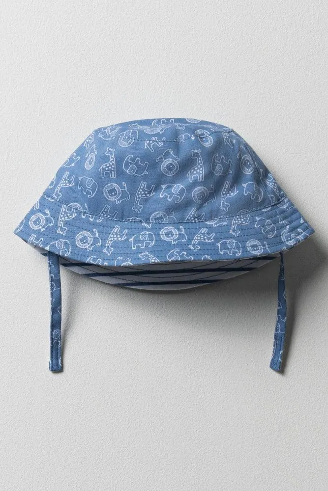 Reversible Bucket Hat Blue sold by Ackermas