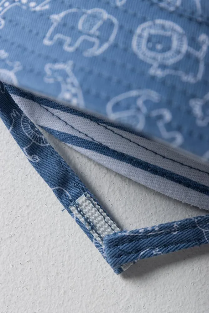 Reversible Bucket Hat Blue sold by Ackermas product image thumbnail 2