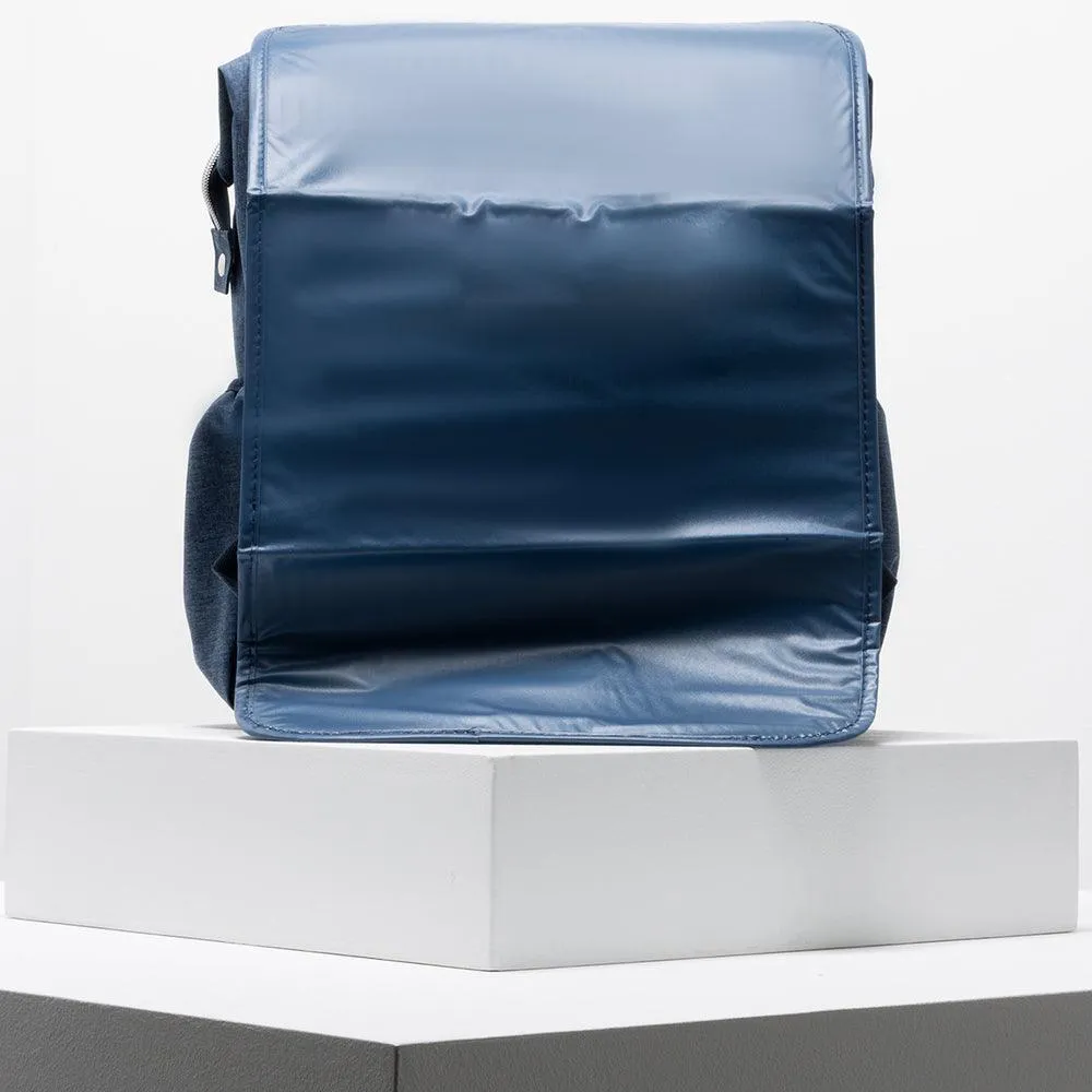 Denim Backpack Blue sold by Ackermas product image thumbnail 4