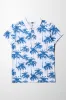 Short Sleeve Golfer White & Blue sold by Ackermas