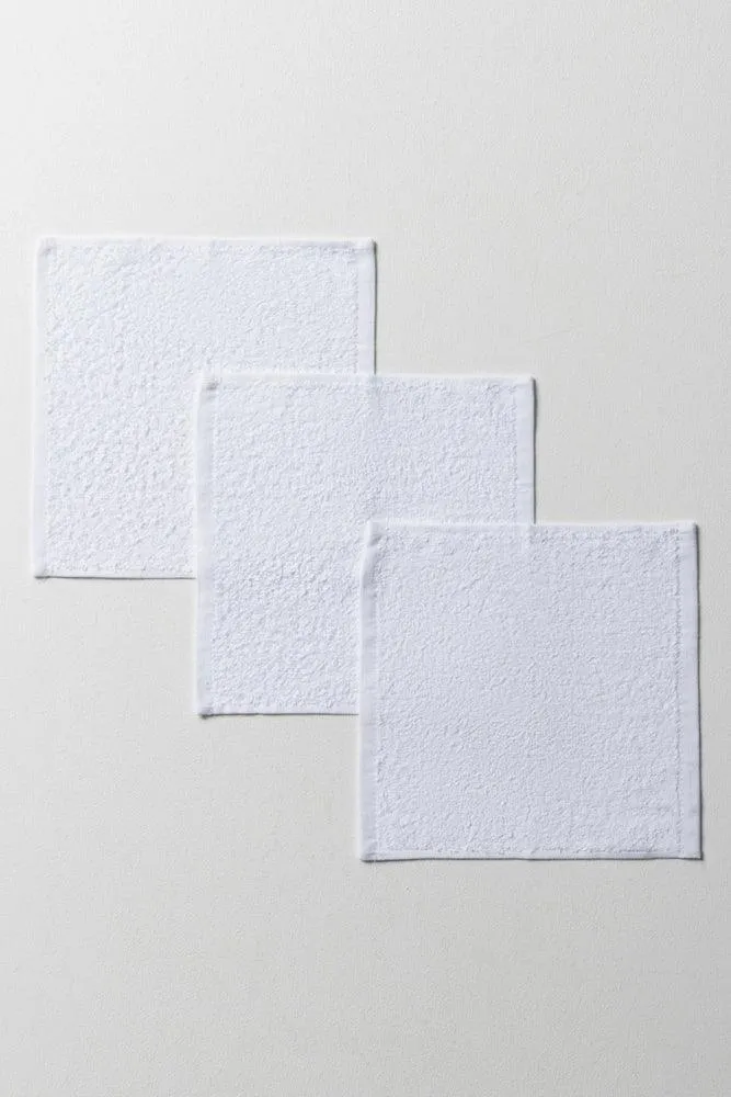 3 Pack Face Cloths White sold by Ackermas