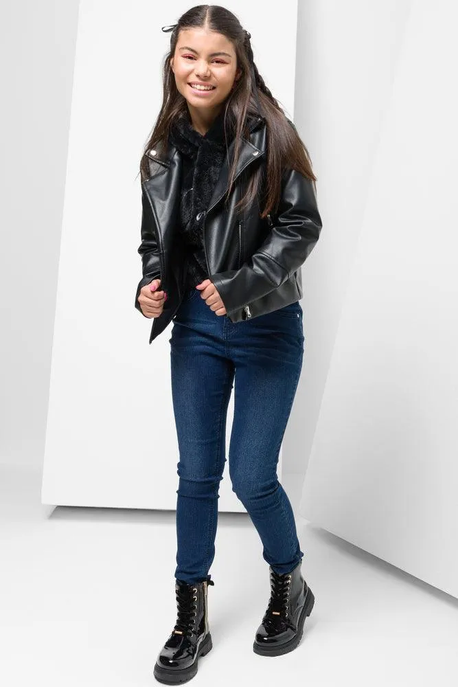 Skinny Denims Jeans Dark Blue sold by Ackermas