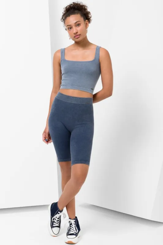 Seamless Cycle Shorts Blue sold by Ackermas