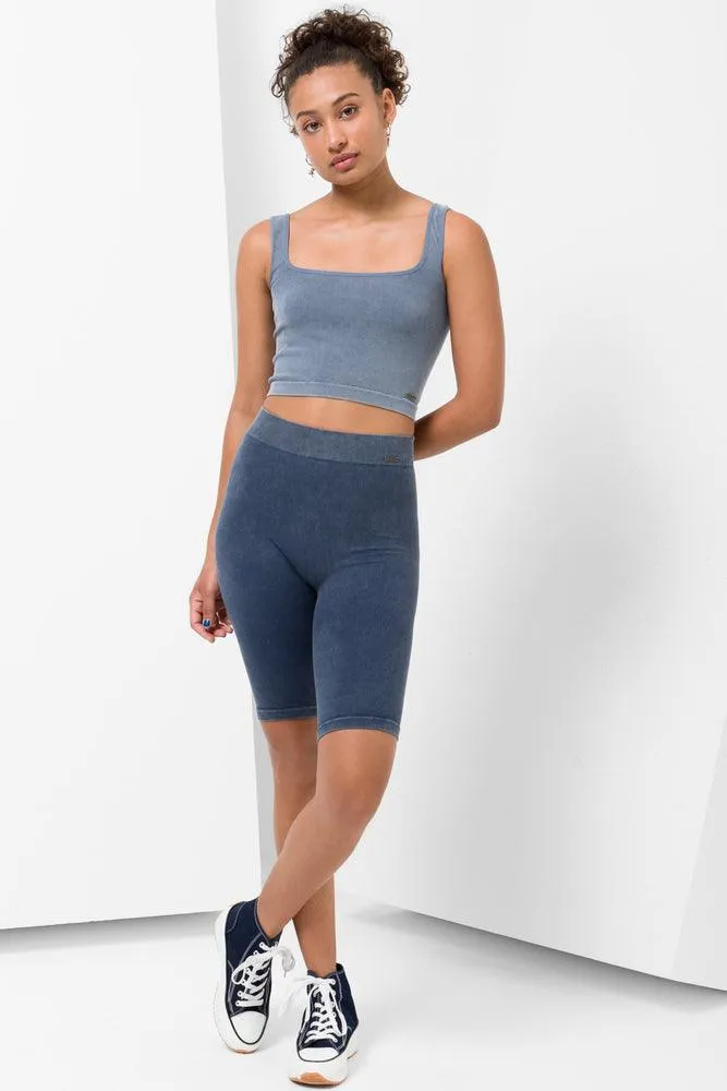 Seamless Cycle Shorts Blue sold by Ackermas