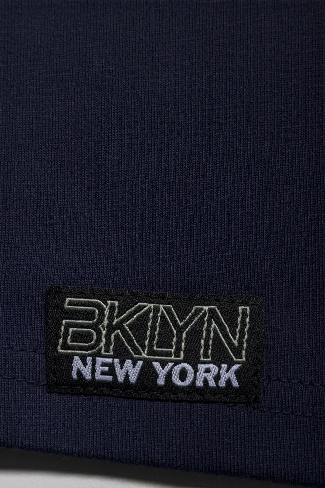 Short Sleeve T-Shirt Navy sold by Ackermas product image thumbnail 3