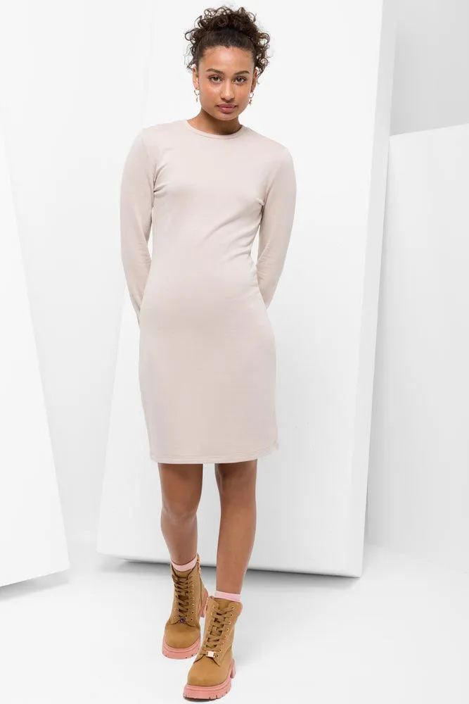 Long Sleeve Bodycon Dress Natural sold by Ackermas
