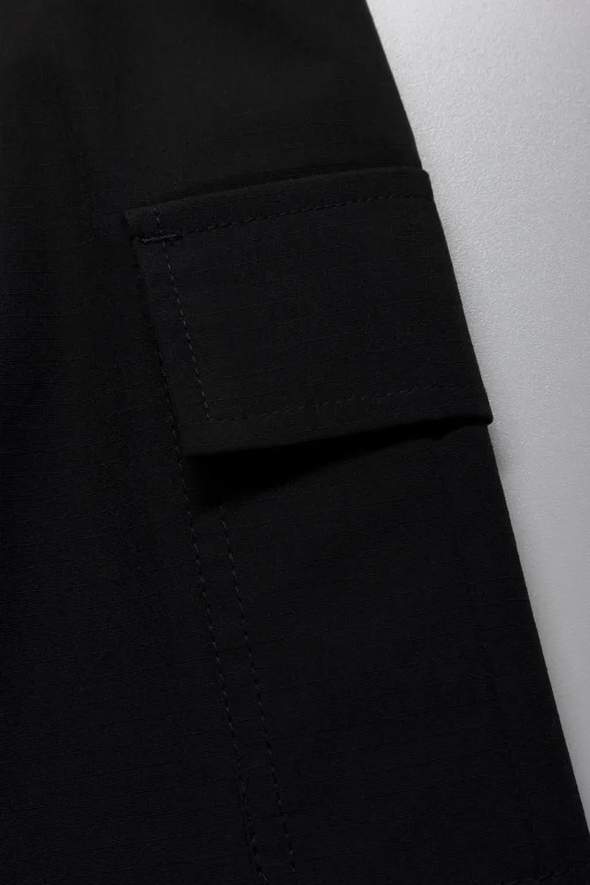 Ribstop Cargo Skirt Black sold by Ackermas product image thumbnail 2