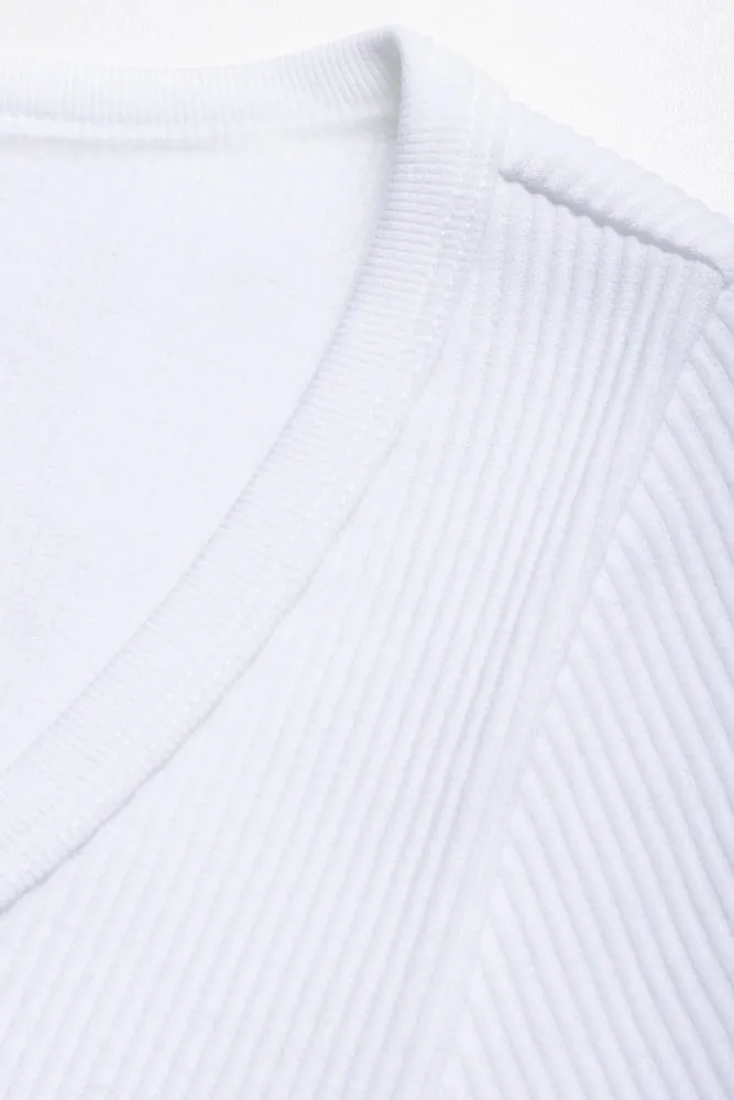 Seamless Short Sleeve T-Shirt White sold by Ackermas product image thumbnail 2